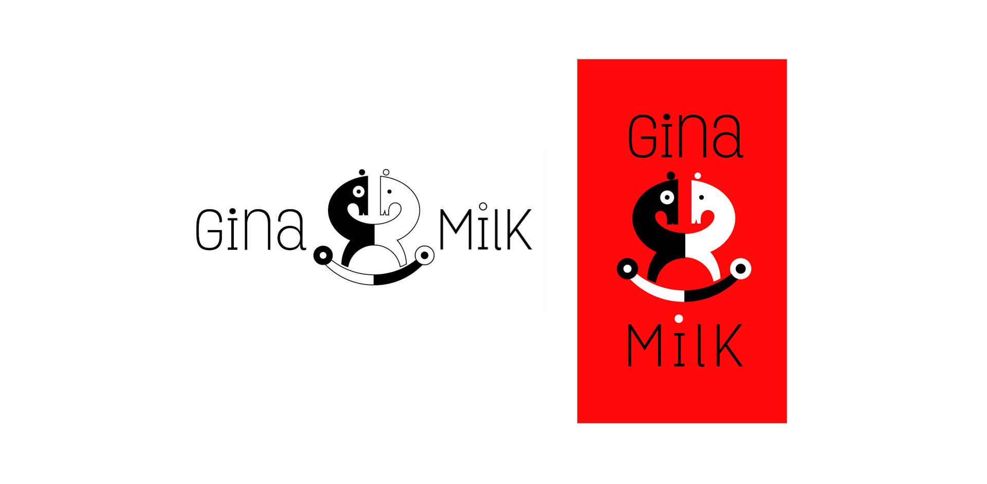 Logo Gina milk